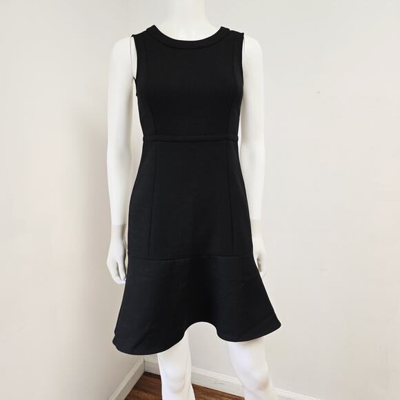 Vineyard Vines Dress Size 00 Womens Teens Fit Flare Sleeveless Jet Black NWT - Picture 1 of 14